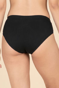Zivame Full Coverage Medium Rise Hipster Panty (Pack of 3) - Anthracite — thumbnail 4